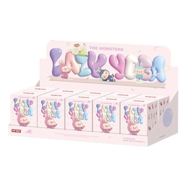 Pop Mart The Monsters Labubu Lazy Yoga Sealed Case (10 Blind Boxes) PPMT-2408-0006 - Image 2