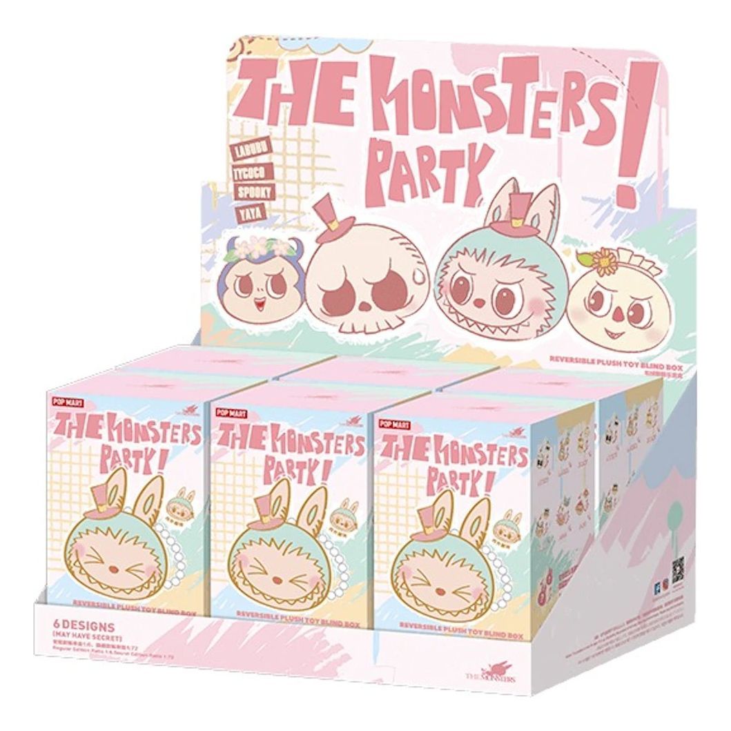 Pop Mart The Monsters Labubu Party Reversible Pendant Sealed Case (6 Blind Boxes) PPMT-2407-0079 - Image 2