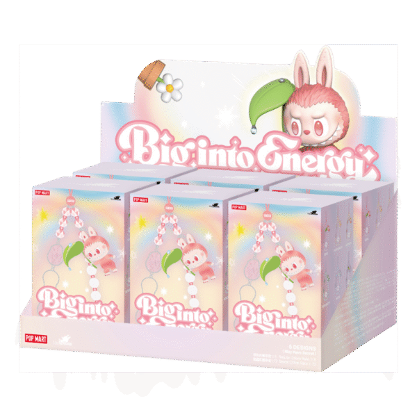Pop Mart The Monsters Labubu Big into Energy Phone Charm Sealed Case (6 Blind Boxes) PPMT-2504-0040